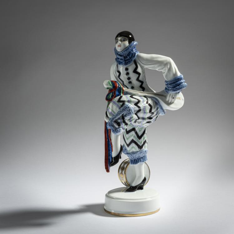 Hauptbild zu Objekt, 'Lustiger Marsch (Lena Amsel)', 1919, Constantin Holzer-Defanti, Rosenthal, Selb, 161E 1187