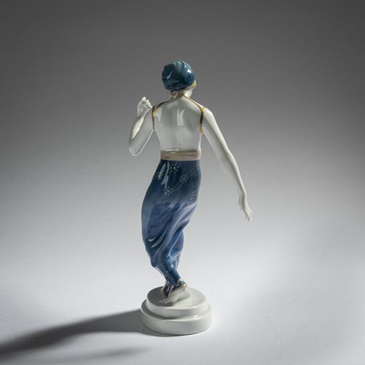 Bild 2 zu Objekt, '&Auml;gyptische T&auml;nzerin', 1913, Berthold Boe&szlig;, Rosenthal, Selb, 161E 1183
