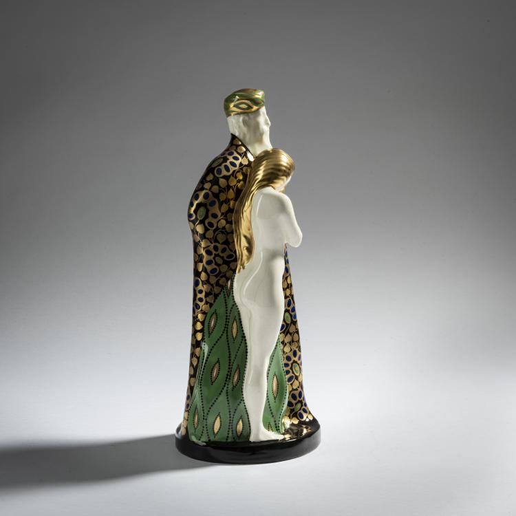 Bild 1 zu Objekt, Allegorical Art Nouveau group, 1913/14, Karl Klaus,Franz Staudigl, Wahliss, Ernst, Wien u. Turn-Teplitz, 161E 1253