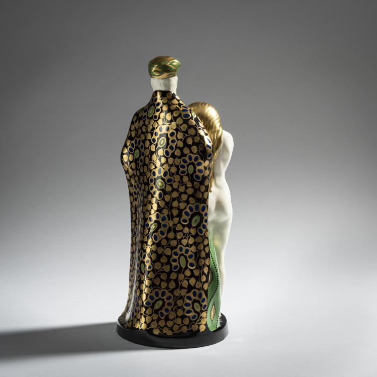 Bild 2 zu Objekt, Allegorical Art Nouveau group, 1913/14, Karl Klaus,Franz Staudigl, Wahliss, Ernst, Wien u. Turn-Teplitz, 161E 1253