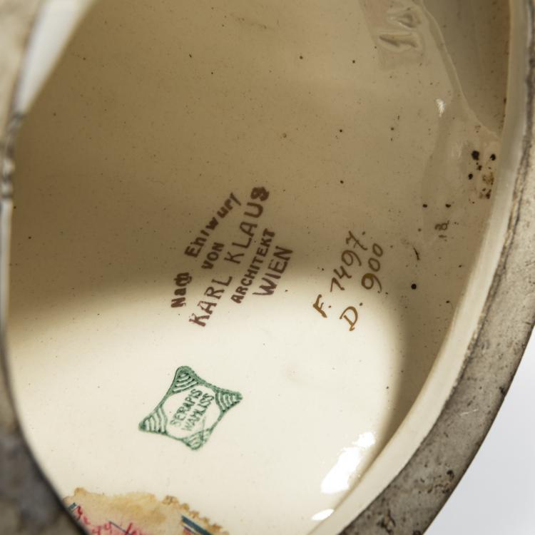 Bild 4 zu Objekt, Allegorical Art Nouveau group, 1913/14, Karl Klaus,Franz Staudigl, Wahliss, Ernst, Wien u. Turn-Teplitz, 161E 1253