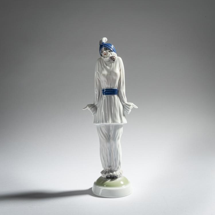 Hauptbild zu Objekt, Dancer with a blue turban, c. 1926, Dorothea Charol, Rosenthal, Selb, 161E 1193