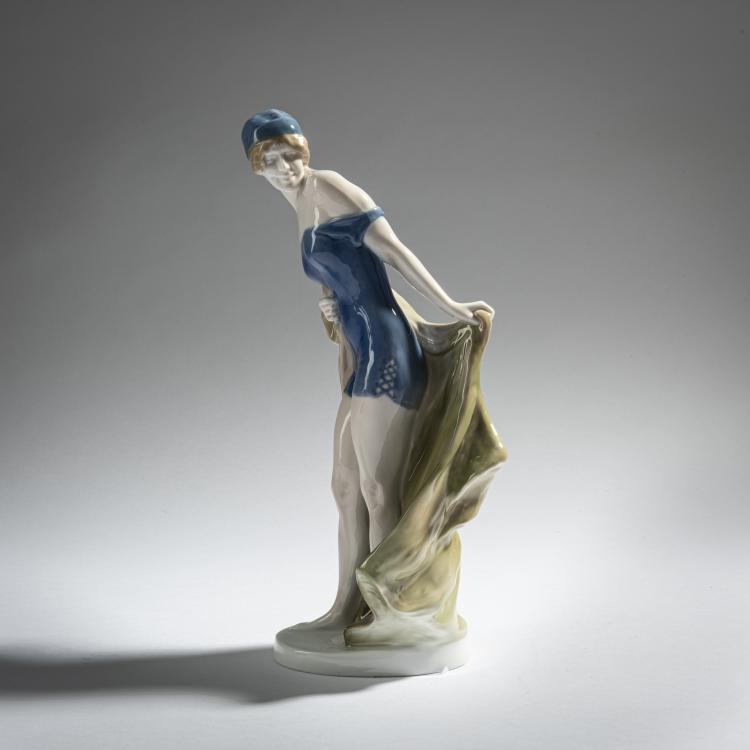 Bild 1 zu Objekt, 'Wind (Bather)', 1913, Rudolf Marcuse, Rosenthal, Selb, 161E 1184