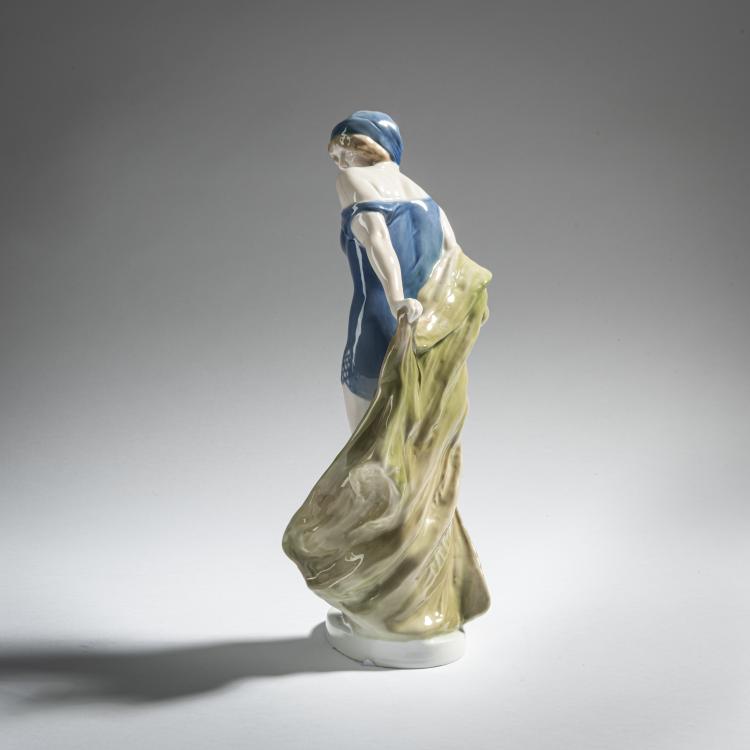 Bild 2 zu Objekt, 'Wind (Bather)', 1913, Rudolf Marcuse, Rosenthal, Selb, 161E 1184