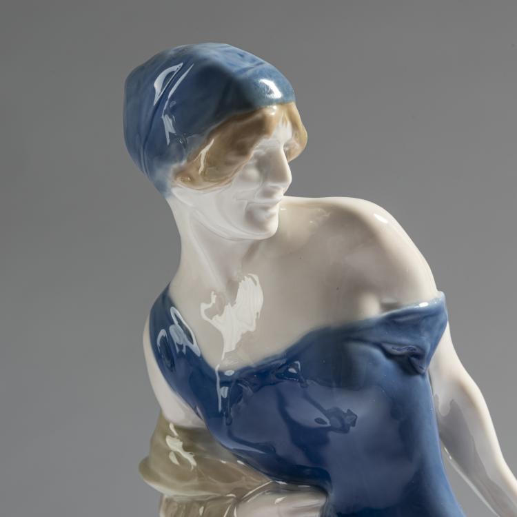 Bild 3 zu Objekt, 'Wind (Bather)', 1913, Rudolf Marcuse, Rosenthal, Selb, 161E 1184