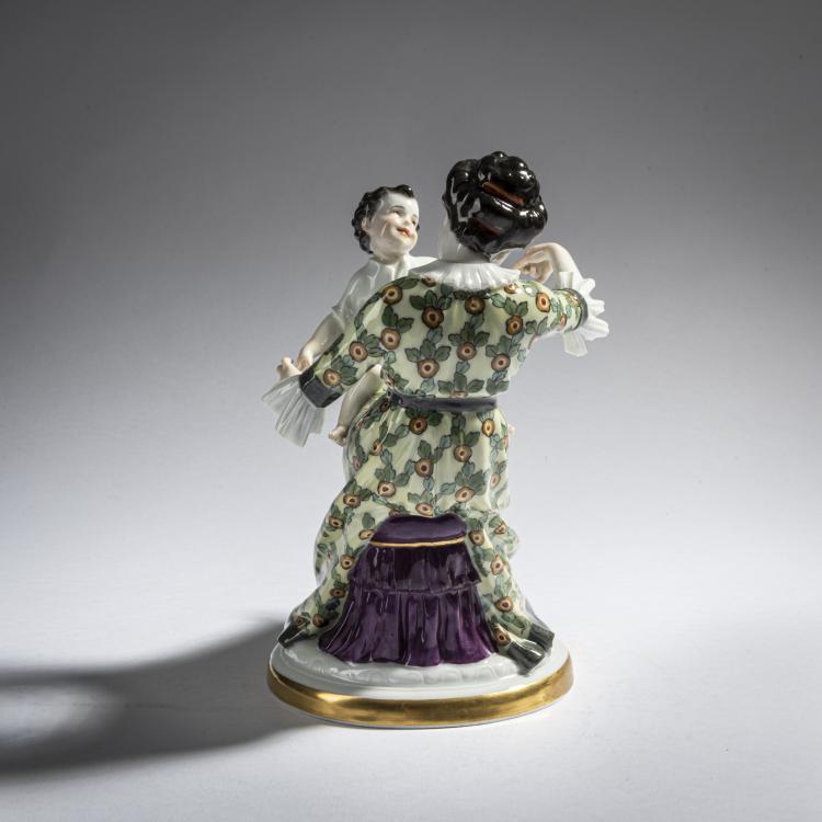 Bild 3 zu Objekt, 'Mutter mit einem Kind spielend', 1911-12, Paul Helmig, Meissen, 161E 1168