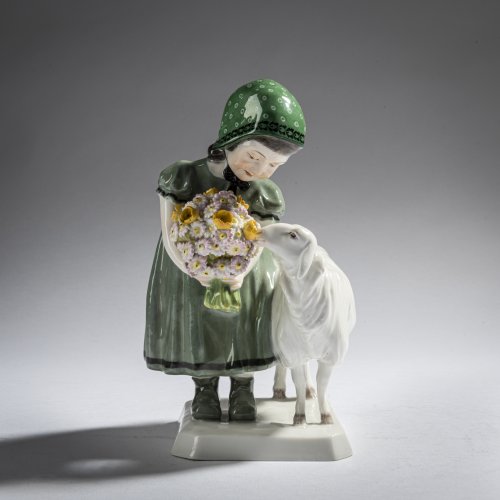 'Girl with Sheep', 1908