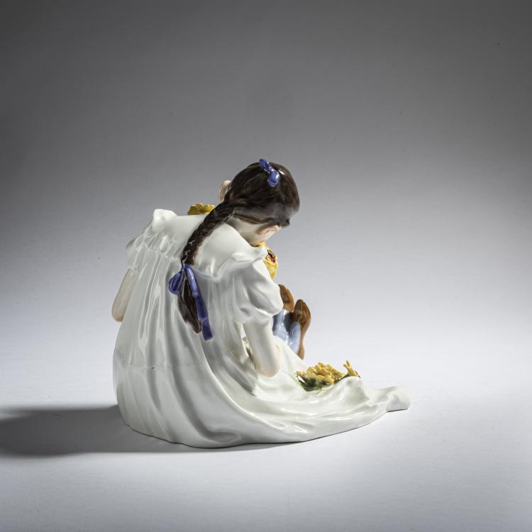 Bild 3 zu Objekt, Girl with a Bouquet of Flowers, 1905, Konrad Hentschel, Meissen, 161E 1179