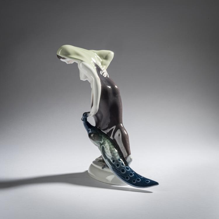 Bild 1 zu Objekt, 'Indian woman' from the Wedding Parade, 1910, Adolph Amberg, Berlin, KPM, 161E 1125