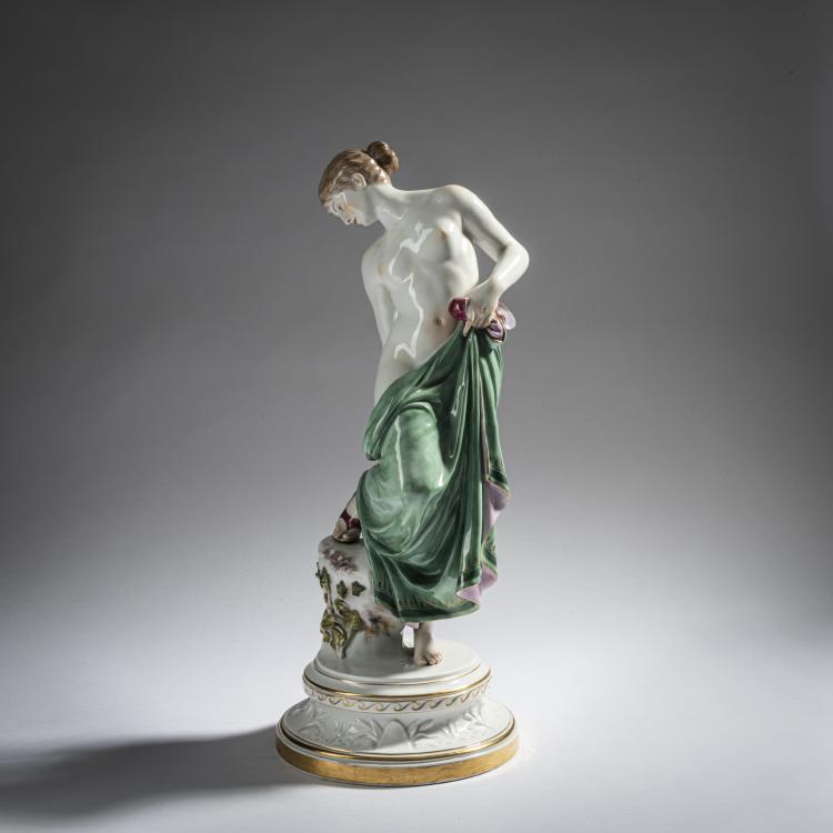 Bild 2 zu Objekt, 'After the Bath', 1883, Robert Ockelmann, Meissen, 161E 1148