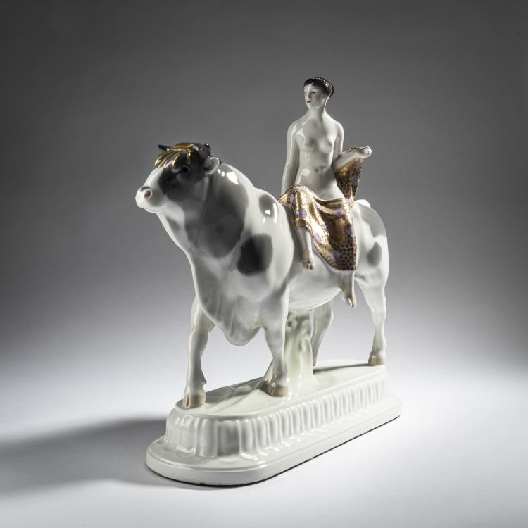 Bild 1 zu Objekt, 'Bride' from the Wedding Parade, 1909, Adolph Amberg, Berlin, KPM, 161E 1124