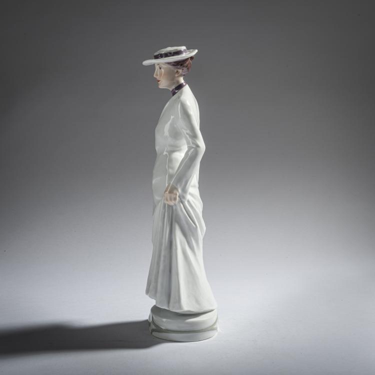 Bild 3 zu Objekt, 'Lady with a Bouquet', 1904, Karl Theodor Eichler, Meissen, 161E 1153