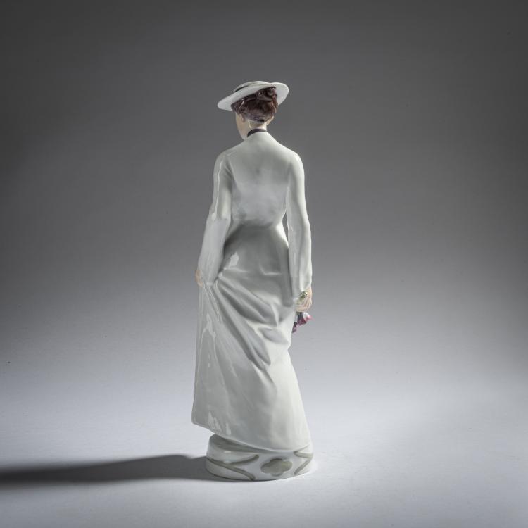 Bild 4 zu Objekt, 'Lady with a Bouquet', 1904, Karl Theodor Eichler, Meissen, 161E 1153
