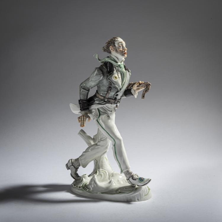 Hauptbild zu Objekt, 'Peter Schlemihl', 1926, Willi M&uuml;nch-Kh&eacute;, Meissen, 161E 1175
