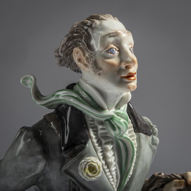 Bild 1 zu Objekt, 'Peter Schlemihl', 1926, Willi M&uuml;nch-Kh&eacute;, Meissen, 161E 1175