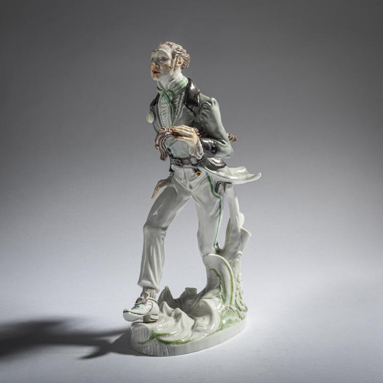 Bild 3 zu Objekt, 'Peter Schlemihl', 1926, Willi M&uuml;nch-Kh&eacute;, Meissen, 161E 1175
