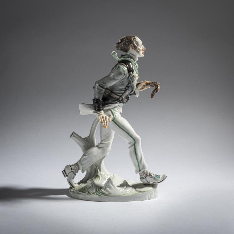 Bild 5 zu Objekt, 'Peter Schlemihl', 1926, Willi M&uuml;nch-Kh&eacute;, Meissen, 161E 1175