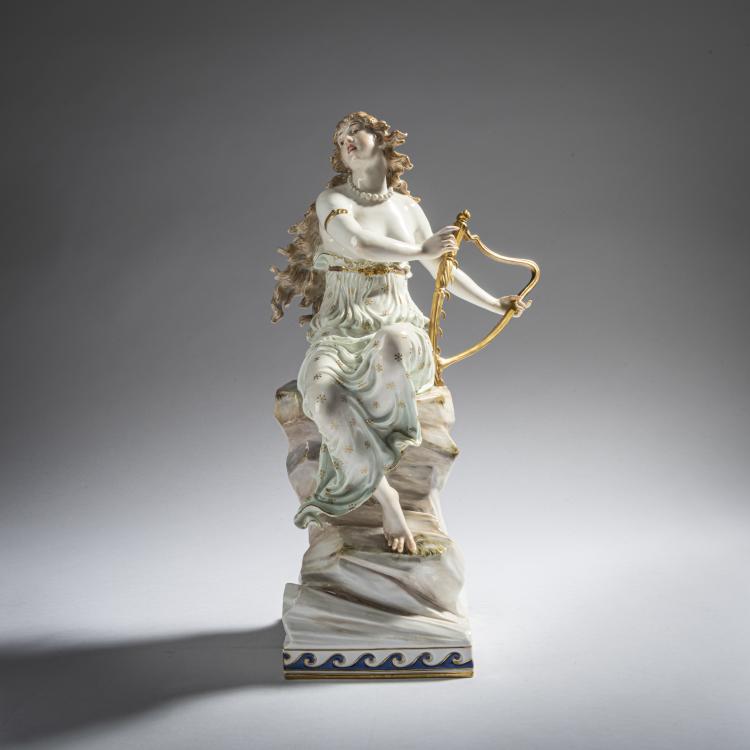 Hauptbild zu Objekt, 'Loreley', 1889-90, Friedrich Offermann, Meissen, 161E 1149