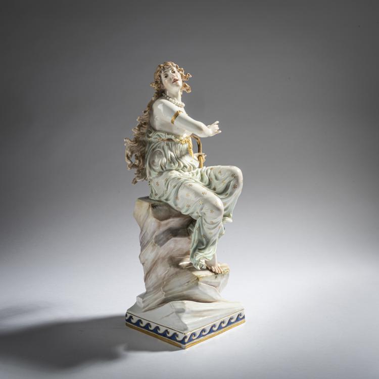 Bild 1 zu Objekt, 'Loreley', 1889-90, Friedrich Offermann, Meissen, 161E 1149