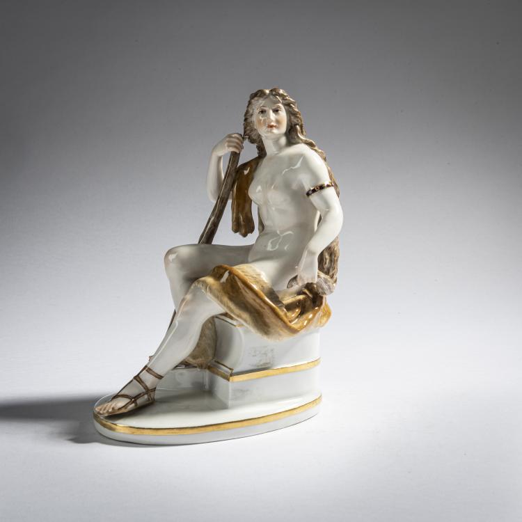Bild 1 zu Objekt, 'Omphale', 1882-85, Ludwig Schwanthaler, Meissen, 161E 1145