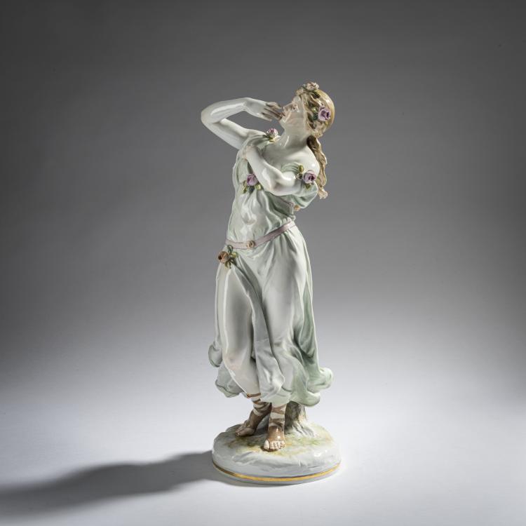 Hauptbild zu Objekt, 'Dancer', 1882-85, Johann Christian Hirt, Meissen, 161E 1147
