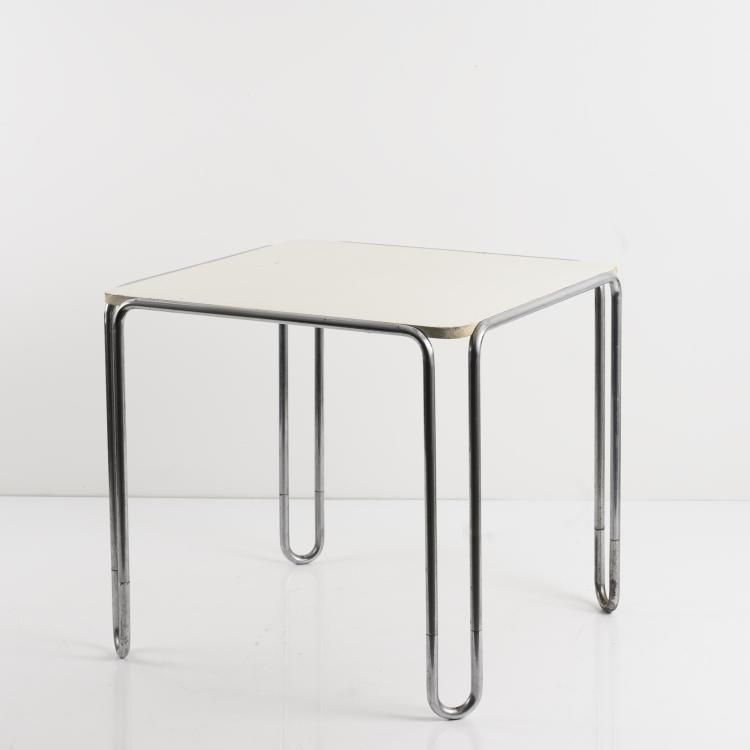 Hauptbild zu Objekt, 'B 10' table, 1927, Marcel Breuer, Thonet, Frankenberg, 160A 79