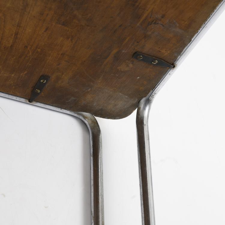 Bild 7 zu Objekt, 'B 10' table, 1927, Marcel Breuer, Thonet, Frankenberg, 160A 79