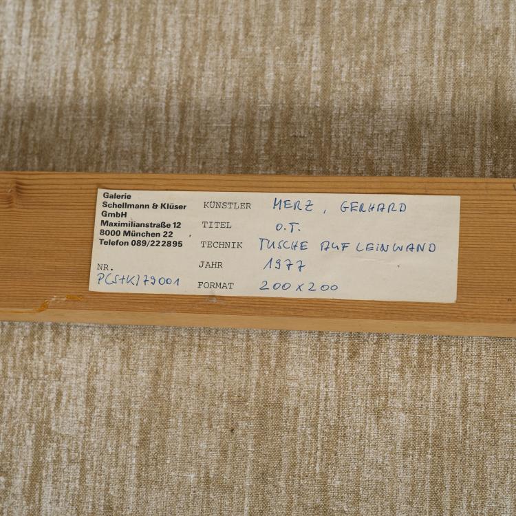 Bild 2 zu Objekt, Untitled (abstract composition), 1977, Gerhard Merz, Merz, Gerhard, 160C 522