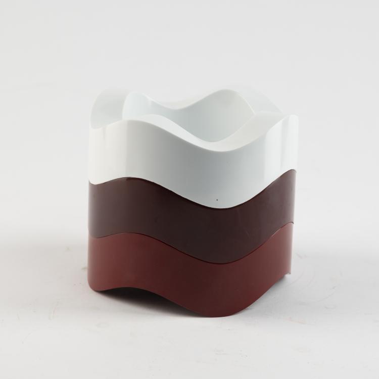 Hauptbild zu Objekt, 3 'Sinus' ashtrays, 1966/67, Walter Zeischegg, Helit, Kierspe, 160B 207
