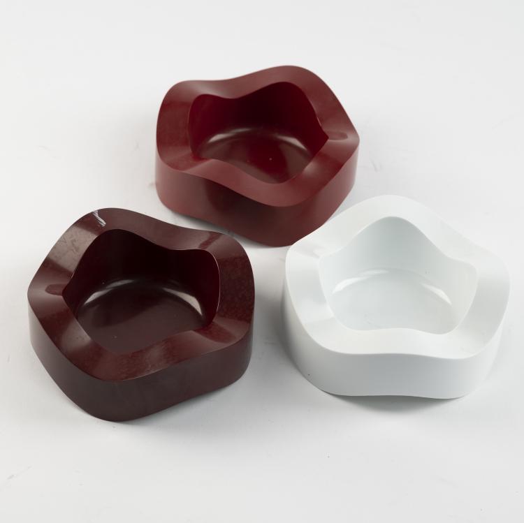 Bild 1 zu Objekt, 3 'Sinus' ashtrays, 1966/67, Walter Zeischegg, Helit, Kierspe, 160B 207