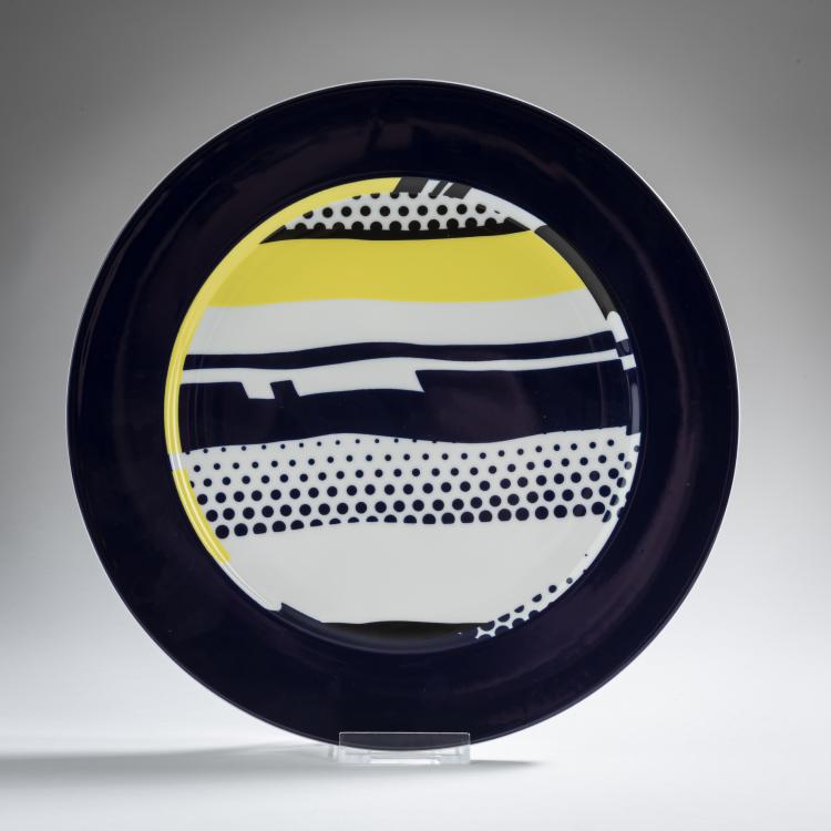Hauptbild zu Objekt, Artist place plate, c. 1990, Roy Lichtenstein, Rosenthal, 160B 373