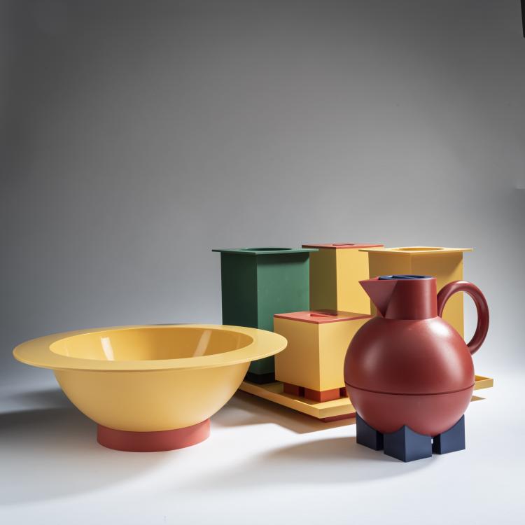 Hauptbild zu Objekt, Kitchen utensils from the 'Euclid' series, 1994/95, Michael Graves, Alessi, Crusinallo, 160B 420