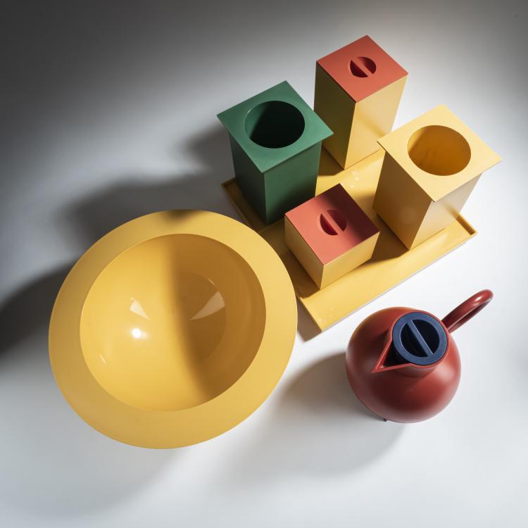 Bild 1 zu Objekt, Kitchen utensils from the 'Euclid' series, 1994/95, Michael Graves, Alessi, Crusinallo, 160B 420
