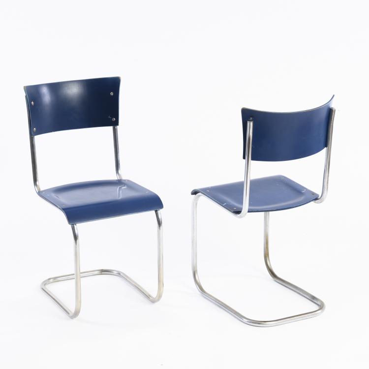 Bild 2 zu Objekt, 2 'B 43/1' chairs, 1935, Mart Stam, Thonet, Frankenberg, 161C 484