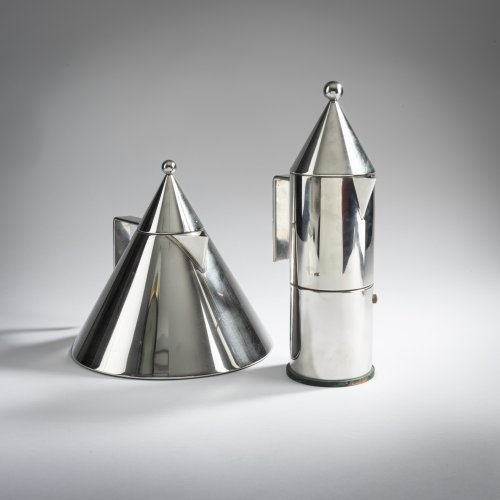 Coffee pot 'La Conica' and kettle 'Il Conico', 1984/86