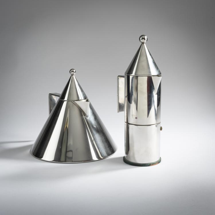 Hauptbild zu Objekt, Coffee pot 'La Conica' and kettle 'Il Conico', 1984/86, Alessi, Crusinallo, 160B 328