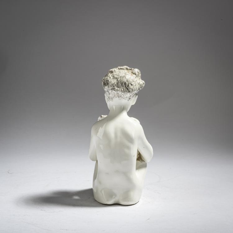 Bild 4 zu Objekt, 'Seated Pan playing the flute', c. 1900, Hans Stoltenberg-Lerche, Goldscheider, Wien, 162C 483