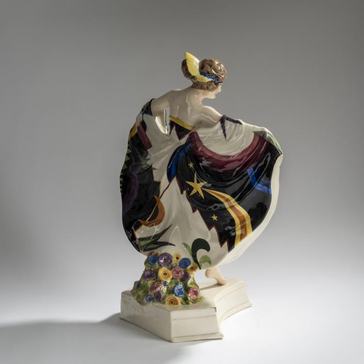 Bild 2 zu Objekt, T&auml;nzerin, 1920er Jahre, Wiener Kunstkeramische Werkst&auml;tte, Busch & Ludescher, 161E 1259