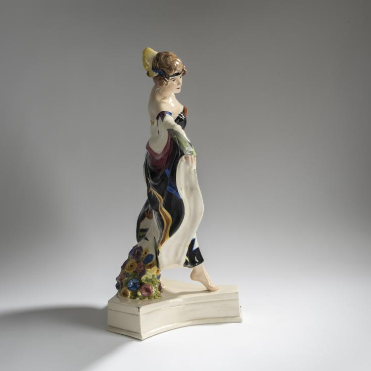 Bild 3 zu Objekt, T&auml;nzerin, 1920er Jahre, Wiener Kunstkeramische Werkst&auml;tte, Busch & Ludescher, 161E 1259