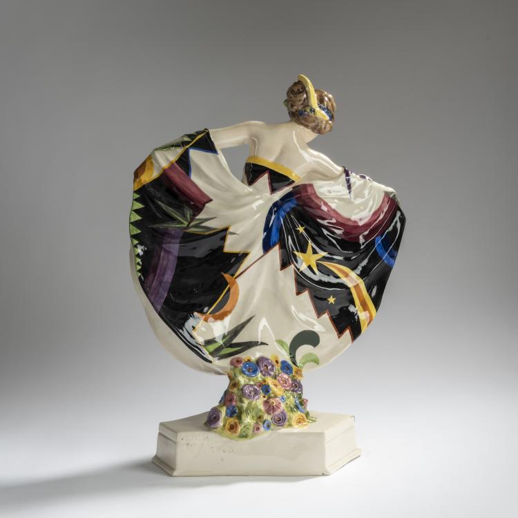 Bild 4 zu Objekt, T&auml;nzerin, 1920er Jahre, Wiener Kunstkeramische Werkst&auml;tte, Busch & Ludescher, 161E 1259