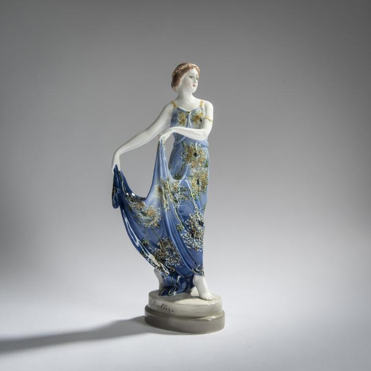 Hauptbild zu Objekt, 'Striding Dancer', 1913/14, Max Valentin, Goldscheider, Friedrich, Wien, 161E 1208