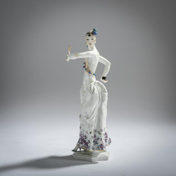 Bild 1 zu Objekt, 'Spanische T&auml;nzerin', 1933, Paul Scheurich, Meissen, 161E 1176