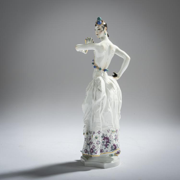 Bild 2 zu Objekt, 'Spanische T&auml;nzerin', 1933, Paul Scheurich, Meissen, 161E 1176