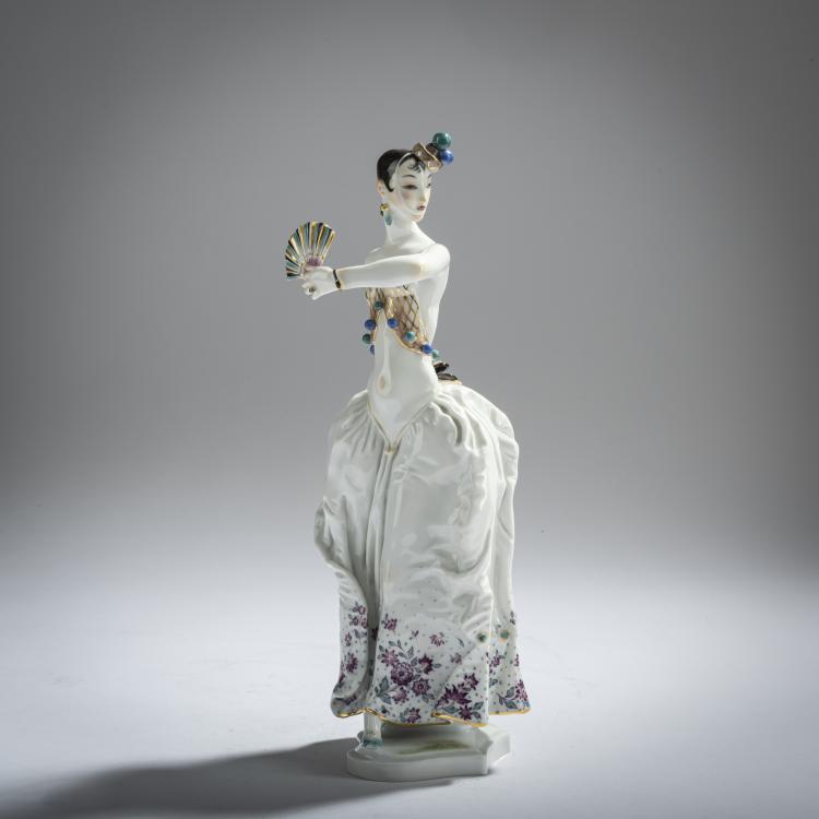 Bild 4 zu Objekt, 'Spanische T&auml;nzerin', 1933, Paul Scheurich, Meissen, 161E 1176