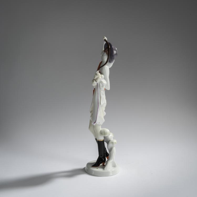 Bild 4 zu Objekt, Frau mit Reitgerte, um 1926, Dorothea Charol, Rosenthal, Selb, 161E 1194