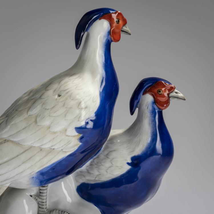 Bild 4 zu Objekt, Zwei Silberfasane, um 1935, Aelteste Volkstedter Porzellanfabrik AG, Rudolstadt, 161E 1121