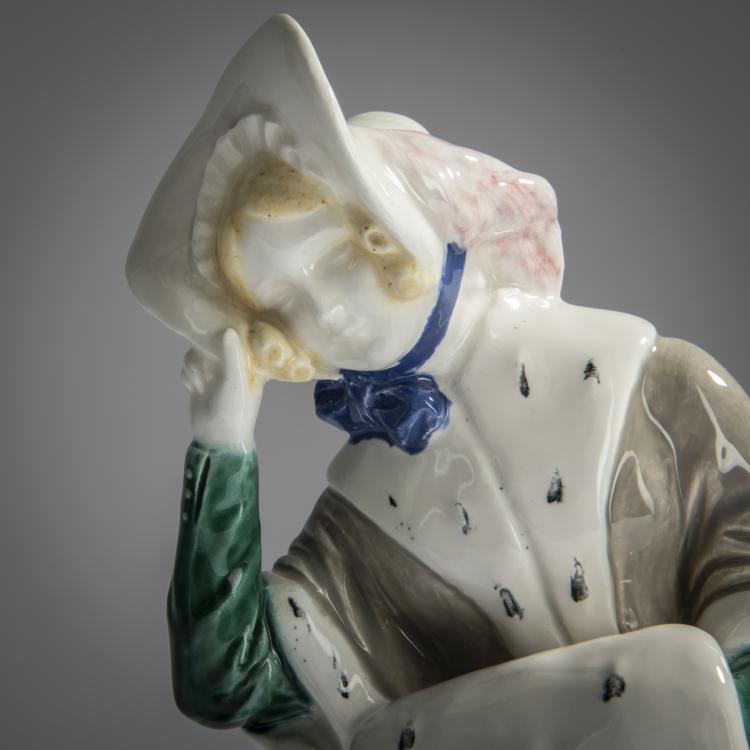 Bild 3 zu Objekt, 'Winter', um 1908, Emil Meier (zugeschrieben), Wiener Keramik, 161E 1256