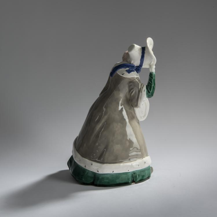 Bild 4 zu Objekt, 'Winter', um 1908, Emil Meier (zugeschrieben), Wiener Keramik, 161E 1256