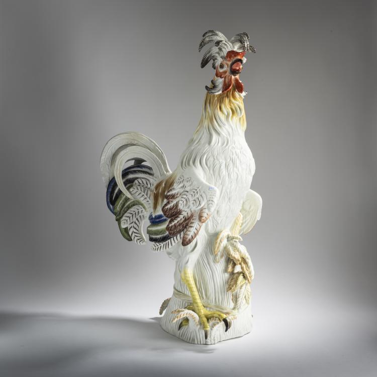 Hauptbild zu Objekt, 'Paduaner Hahn', 1854, Johann Joachim Kaendler,Ernst August Leuteritz, Meissen, 161E 1142
