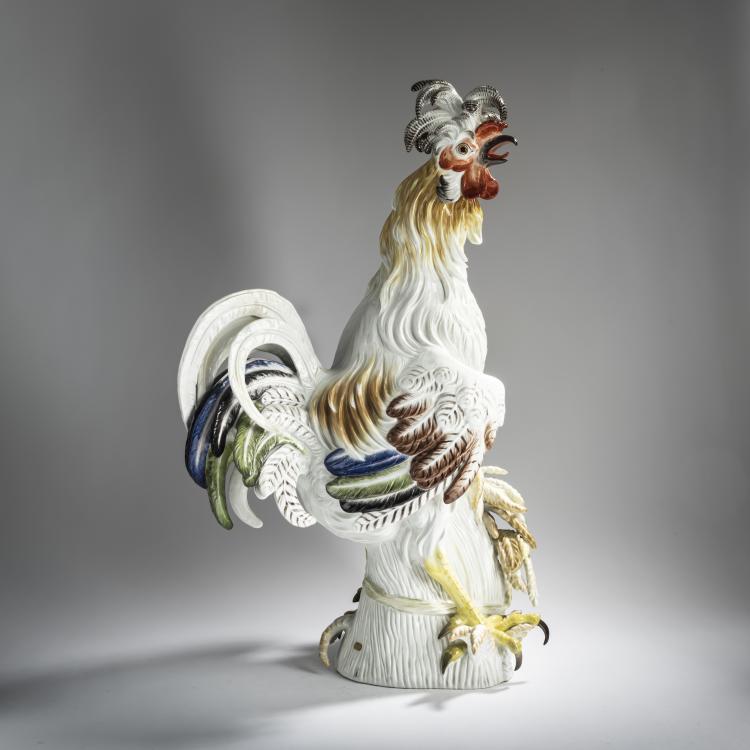 Bild 1 zu Objekt, 'Paduaner Hahn', 1854, Johann Joachim Kaendler,Ernst August Leuteritz, Meissen, 161E 1142